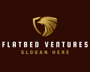 Luxury Eagle Shield logo design