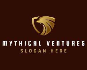 Luxury Eagle Shield logo design