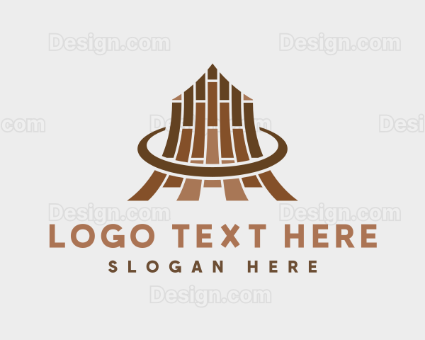 Wooden Tiles Hardware Logo