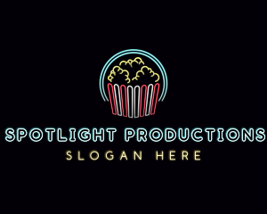 Popcorn Theater Snack logo