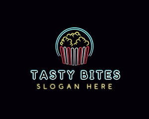 Popcorn Theater Snack logo