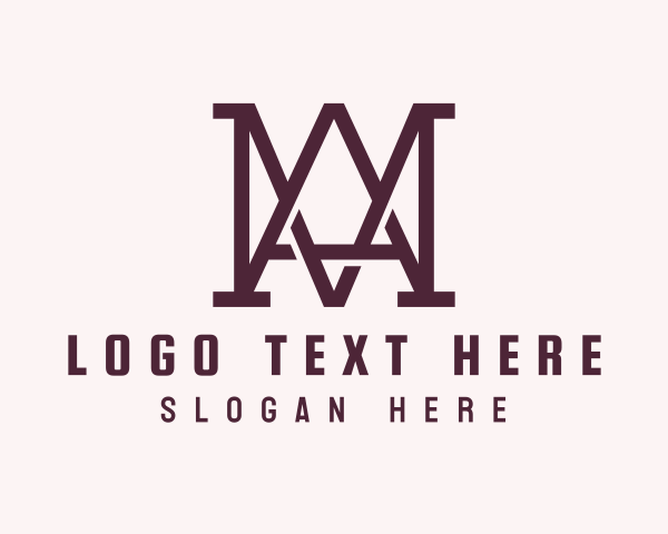 Letter Ma logo example 4