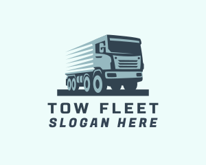 Freight Trucking  Transportation logo design