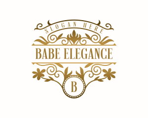 Floral Luxury Boutique  logo design