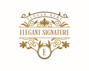 Floral Luxury Boutique  logo design