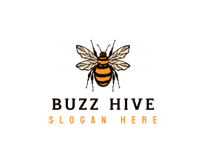 Honey Bee Apiary logo design