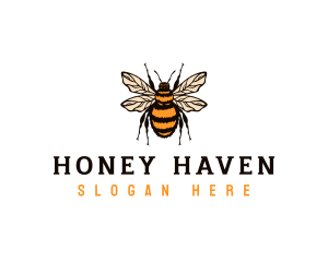 Honey Bee Apiary logo design