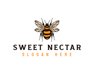 Honey Bee Apiary logo design