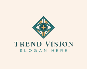 Eye Boho Star logo design