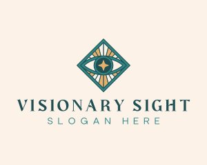 Eye Boho Star logo design