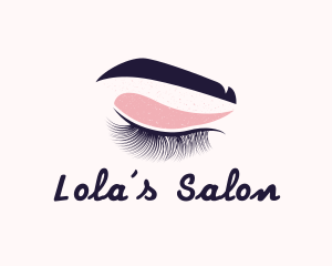 Eyelash & Eyebrow Salon logo design