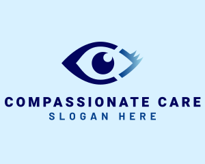 Optic Eye Care Letter C logo design