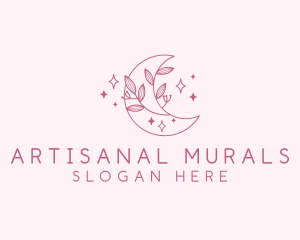 Organic Artisanal Moon logo design