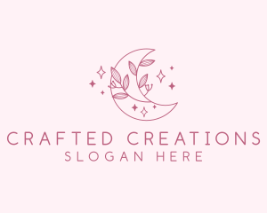 Organic Artisanal Moon logo design