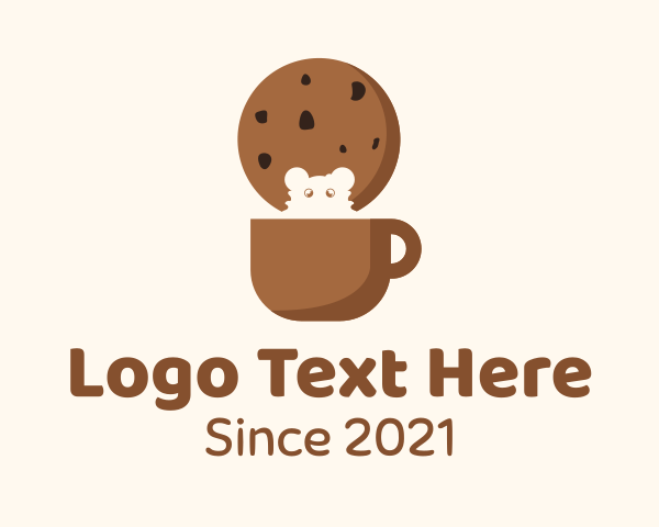 Cookie Hamster Mug logo