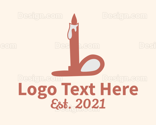 Candle Lamp Light Logo