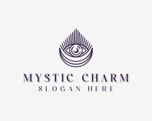 Holistic Eye Crescent logo design