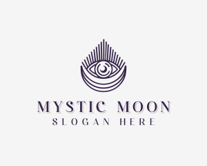 Holistic Eye Crescent logo design