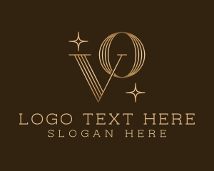 Elegant Letter VO Monogram logo