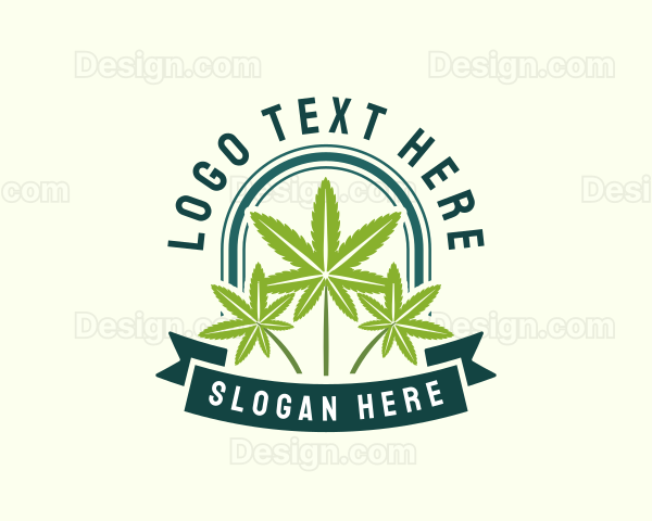 Cannabis Marijuana Leaf Logo