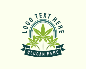 Cannabis Marijuana Leaf logo