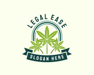 Cannabis Marijuana Leaf logo