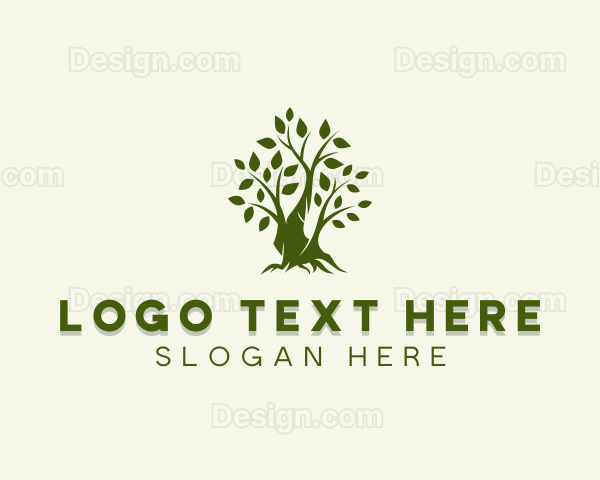 Sustainable Garden Tree Logo