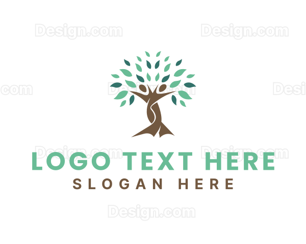 Nature Healthy Tree Logo