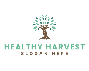 Nature Healthy Tree  logo design