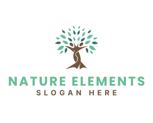 Nature Healthy Tree  logo design