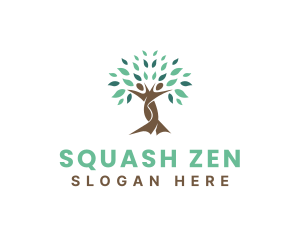 Nature Healthy Tree  logo design