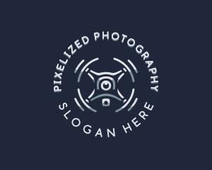 Aerial Drone Lens logo design