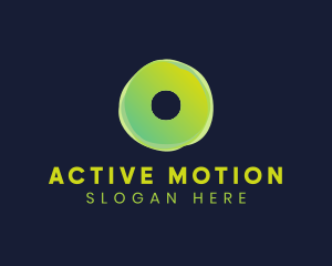 Cyber Circle Motion logo design