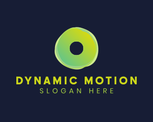 Cyber Circle Motion logo design