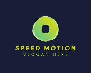 Cyber Circle Motion logo design