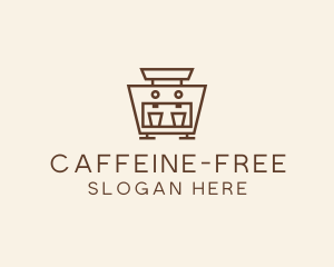 Double Espresso Machine  logo design