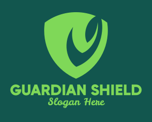 Green Leaf Shield logo