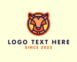 Wild Fox Animal logo