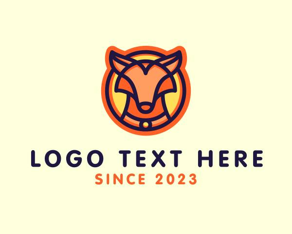 Lone Wolf logo example 4