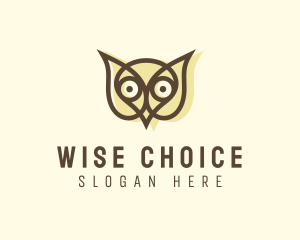 Bird Owl Aviary logo design