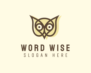 Bird Owl Aviary logo design