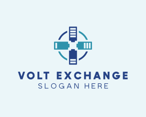 Battery Charging Cross logo