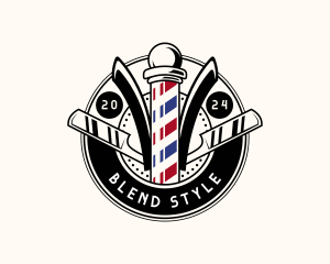 Barber Styling Haircut logo design