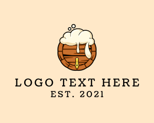 Beer Foam Barrel  logo