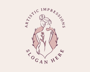 Sexy Floral Feminine logo design