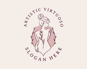 Sexy Floral Feminine logo design