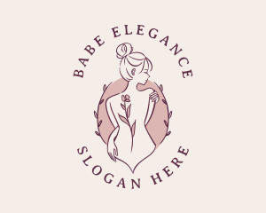 Sexy Floral Feminine logo design