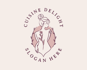 Sexy Floral Feminine logo design