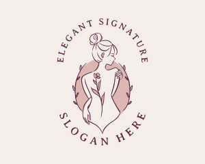 Sexy Floral Feminine logo design