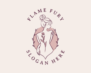 Sexy Floral Feminine logo design